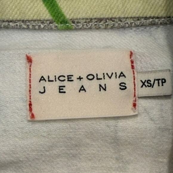 Alice‎ + Olivia Chloe Boxy Cropped Jacket Make A Statement Floral Size XS - Picture 6 of 9